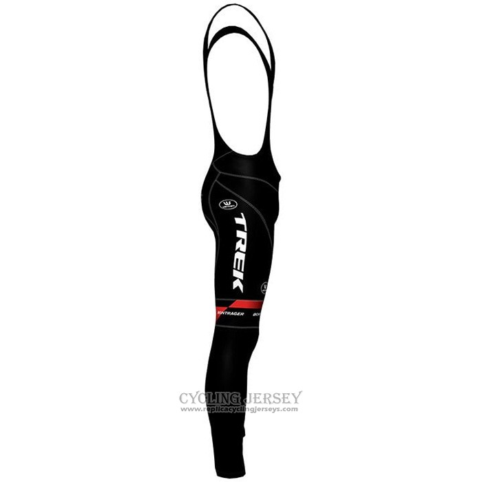 2021 Cycling Jersey Trek Black Red Blue Long Sleeve And Bib Tight